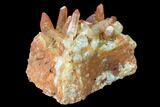 Natural, Red Quartz Crystal Cluster - Morocco #142941-1